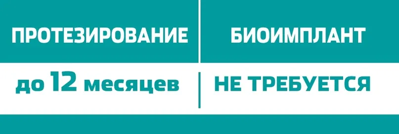 Биоимплант вместо протеза